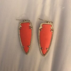 Kendra Scott Neon Orange Earrings!